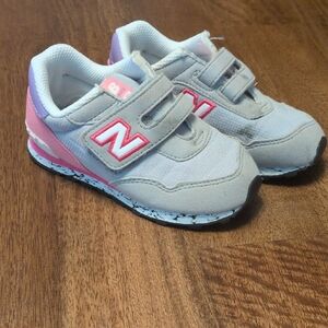 New Balance Kids' Sneakers in Pink and White